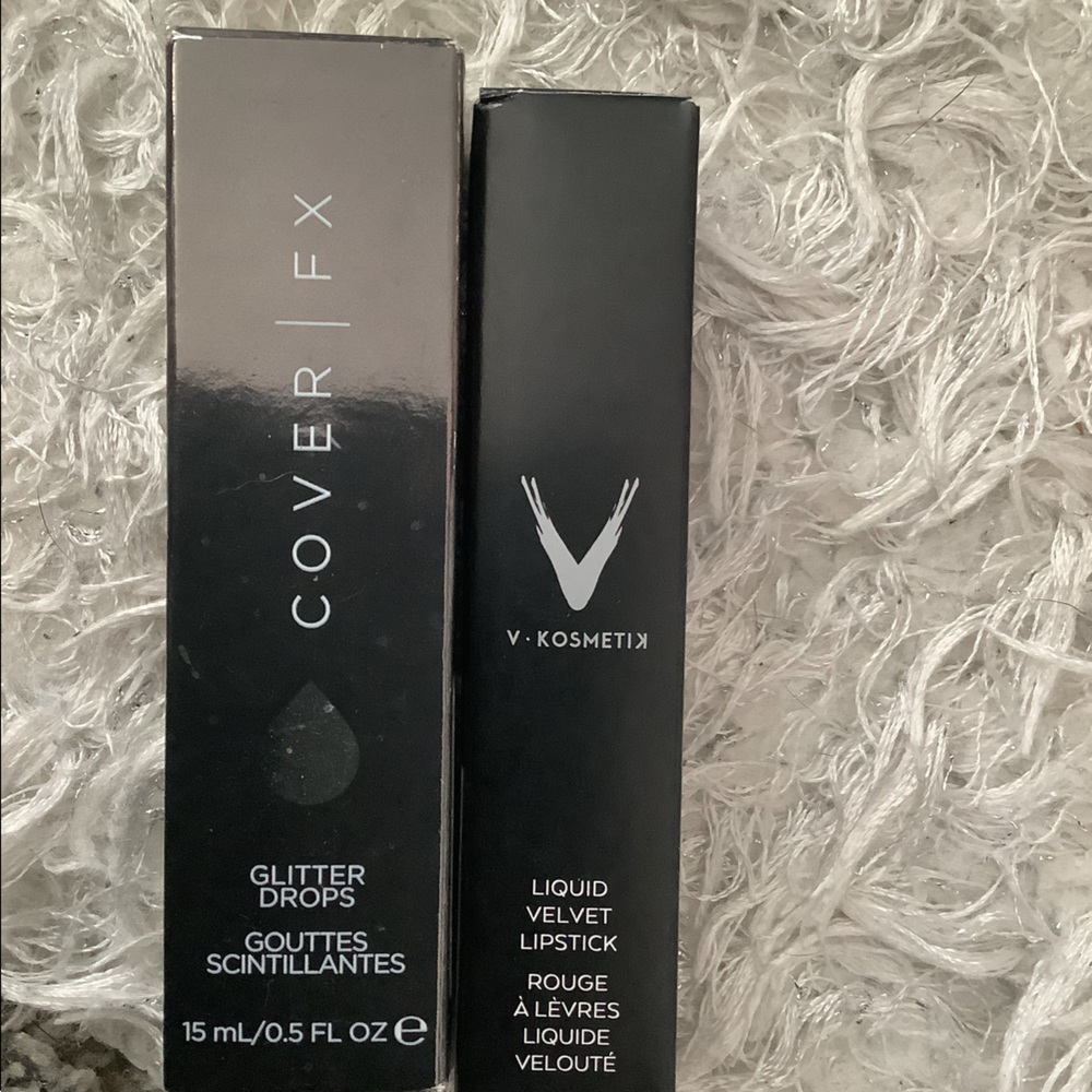 Cover fx highlighter and Bubbly lip color